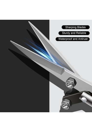 Yaozixa Mavi Karbon Çelik Bahçe Budama Makası - Taze Meyve, Biber, Badem Ve Çiçek Dalı Kesici - Abs Kollu El Kesici