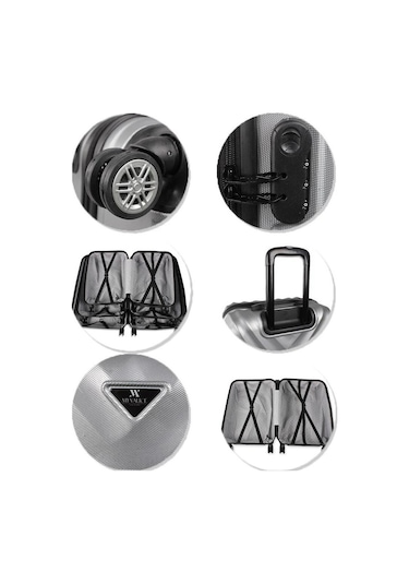 My Valice Lotus Abs 2'Li Valiz Seti (Kabin Ve Orta)