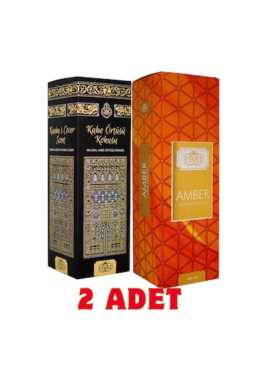 Esved Kabe Örtüsü + Amber Oda Kokusu 2 x 400 ML