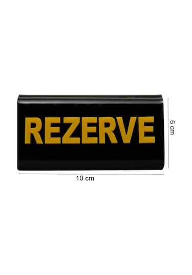 Rezerve Adisyonlu Siyah - Sarı