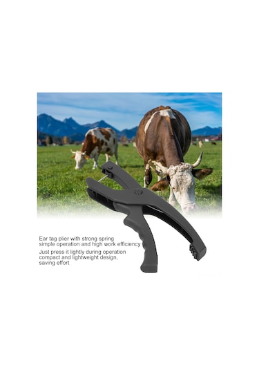 Gajeena Hayvan Kulak Etiket Aleti - Ergonomik Tasarım, Dayanıklı Malzeme İle Zootekni, Gubre Ve Quarantine İşlemleri İçin Basit Kullanım