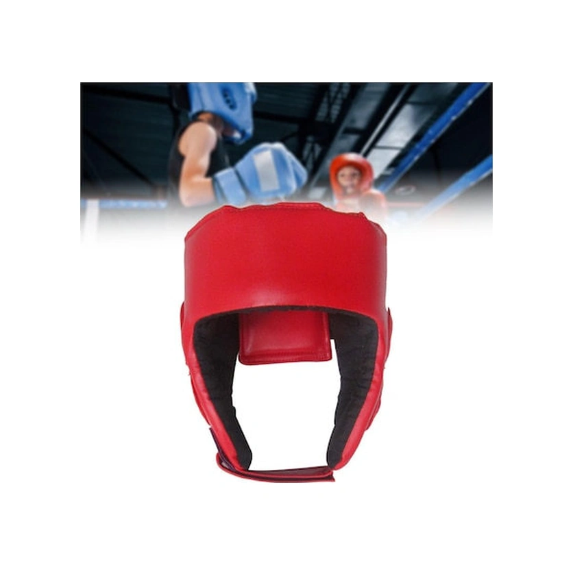 Shineyee Kırmızı Çocuklar İçin Spor Muay Thai, Boks Ve Dövüş Antrenmanı Korumalı Başlık Kırmızı