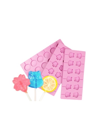 12 Kapasiteli Dıy Silikon Lolipop Çikolata Kalıpları Style 2 Diğer