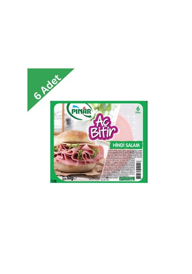 Pınar Hindi Salam Aç Bitir 60 G X 6 Adet Pratik Paket
