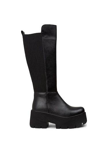 Deery Kadın Siyah Platform Topuk Çizme - K6070zsyhe01 Siyah