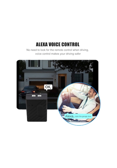 Springsun Akıllı Wifi Garaj Kapısı Açma Kolu - Ses Ve Zamanlayıcı Kontrolü