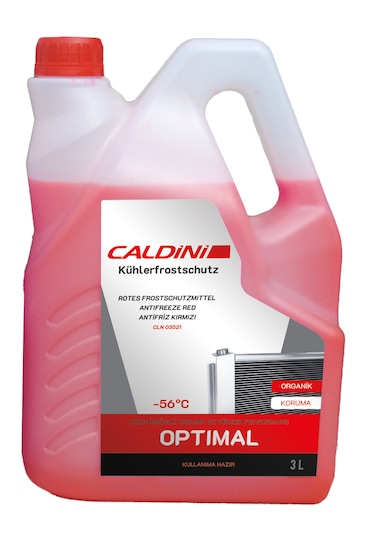 Caldini Mavi Antifriz -56 C 3 Litre Kırmızı