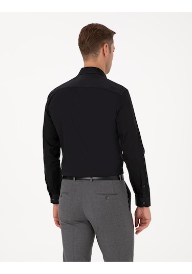 Pierre Cardin Erkek Siyah Gömlek Basic 50315407-vr046 Siyah