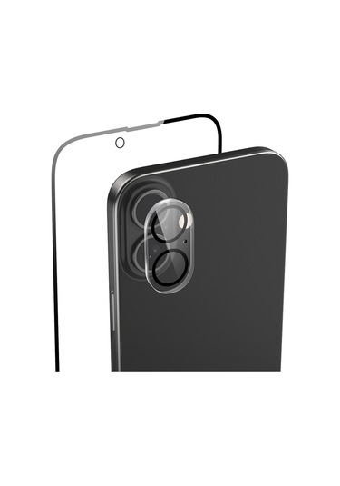 İphone Uyumlu 16 Plus Raptic Temperli Ekran Ve Lens Koruyucu 2'li Set