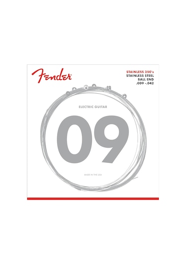 Fender 350L Stainless Steel Light Takım Tel Elektro Gitar Teli 00