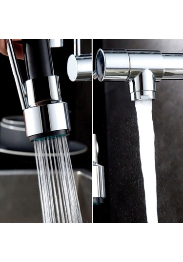 Endüstriyel Mutfak Banyo Batarya Sıcak Soğuk Çift Su Evye Musluk