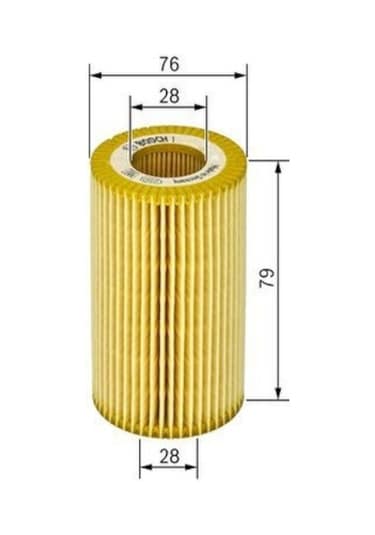 Volvo S80 2.4 1998-2007 Bosch Yağ Filtresi Netparp9762