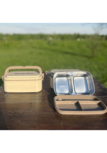 Cooker Çelik Hazneli Tekli Yemek Termosu Yk1560 Kahverengi