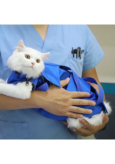 İncelenmesi Kırpma Tırnak Evcil Hayvan Taşıyıcı Tek Kollu Çanta Kedi Bakım Çantası Evcil Hayvan Sırt Çantası Kedi Bakım Sabitleme Çantası M