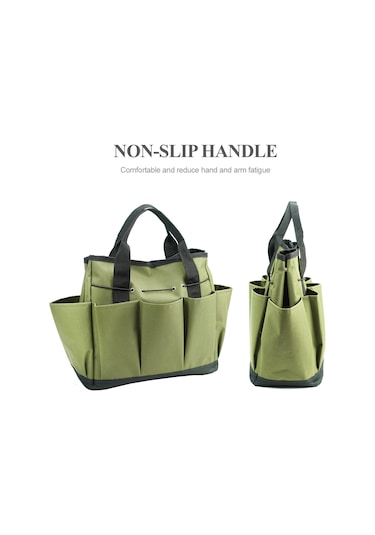 Leezsing Cepli Bahçe Tote Çantası Bahçe Aletleri Seti Düzenleyici El Aletleri Saklama Çantası Çim Bahçe Çantası Cer Diğer