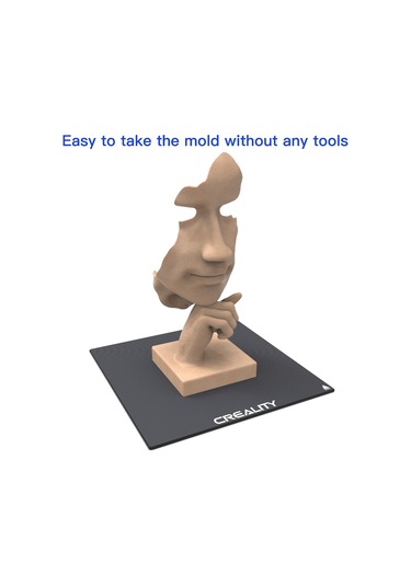 Folinda Creality 3d Yazıcı Aksesuarı: Karesel Cam Yazdırma Platformu 220x220mm, Modeli Kolay Alabilme Özelliği, Siyah