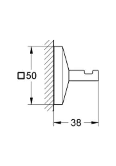 Grohe Allure Brilliant Askılık - 40897000 Gümüş