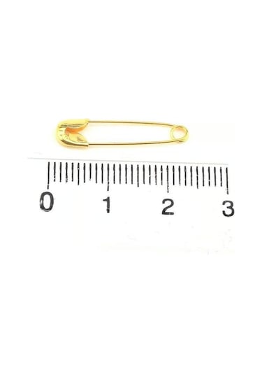 Melodi Scarf Kadın Tesettür Ve Çok Amaçlı Gold Çengelli İğne 50 Adet Gold