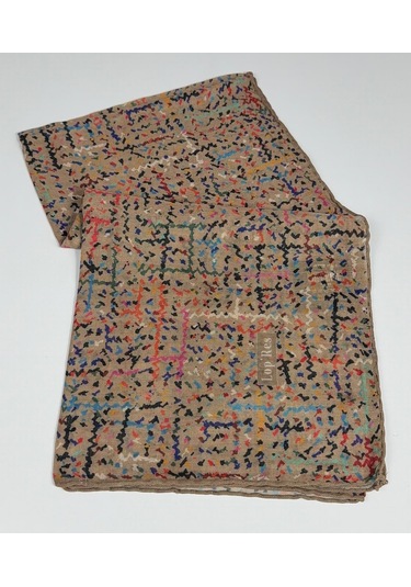 Lop Soft Pamuk Eşarp-06305 Hardal