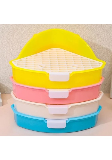 Vkemall Köpekler İçin Taşınabilir İç Mekan Tuvaleti - Su Tüketimi Ve Odor Kontrolü İle Yüksek Kapasiteli - Beyaz