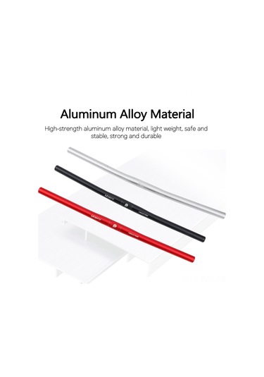 Yuntech01 Litepro 25.4mm Alüminyum Çelik Çekirdekli 580mm/540mm Kısa Kollü Bisiklet Direksiyonu, Kırmızı, Yüksek Dayanıklı, Hafif, Mtb İçin Uygun Çok Renkli