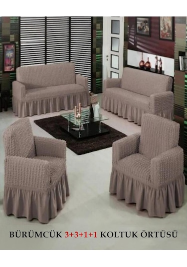 Upmall Bürümcük Koltuk , Çekyat Örtüsü, Kılıfı 3311 Kako Kako