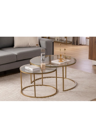 Belarus Orta Sehpa Gold 80cm
