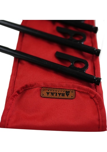 Dayanıklı Su Geçirmez Çadır Kazığı Çantası 10 Gözlü