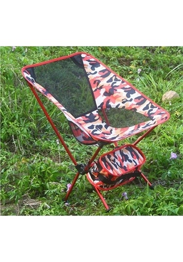 Ambition Çok Fonksiyonlu Minder Açık Plaj Sandalyesi Mekan Açık Kırmızı