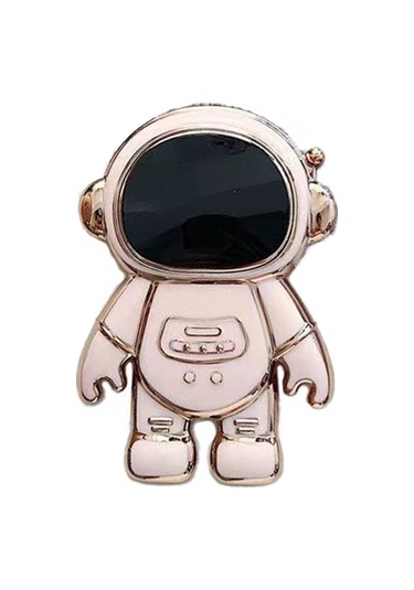 Kilifone - Telefon Standı Space Astronot Figürlü Cep Telefon Standı - Pembe - T27215 Pembe