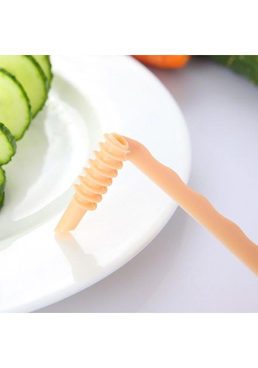 3 Adet Patates Havuç Konk Pembe Sebze Doğrayıcı Diğer