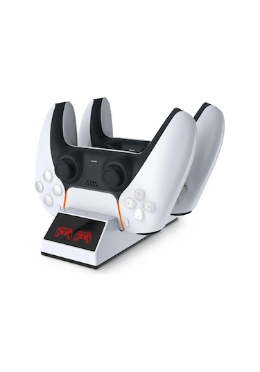 Ps5 Stand 2 Kol Şarj İstasyonu Göstergeli Dock Tp5-0508b