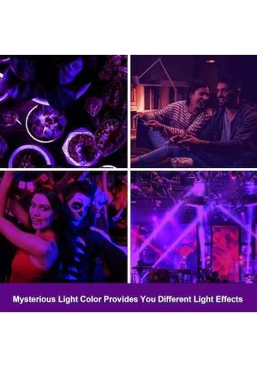 Qingmipy 110v 20w E27 Uçak Sokağı Işığı, 365nm Siyah Işıkla Haşere Çekici, Çiftlik/ Bahçe/ Hayvan Yetiştirme İçin Taşınabilir Pbt+cam Ampul