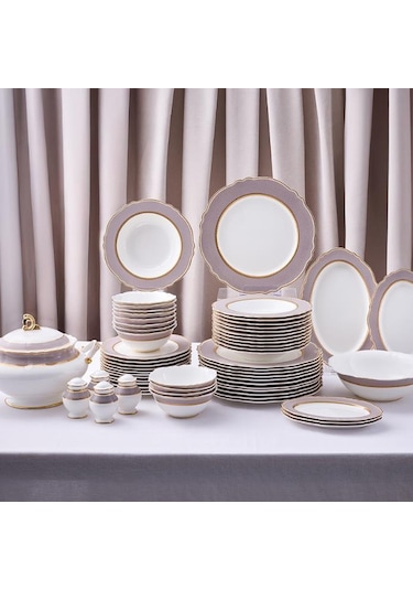 Aryıldız Majestic Yemek Takımı 60 Parça Desenli