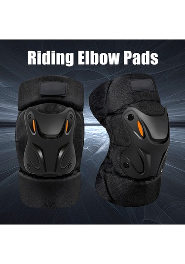 Geeroyoo Gece Görünürlüklü, Ayarlanabilir, Çift Kayışlı Motosiklet Dirseklik Ve Dizlik Seti - Mp10345