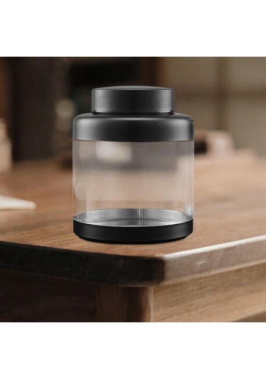 Suntek Hava Geçirmez Saklama Kavanozu Kapaklı Mühürlü Siyah