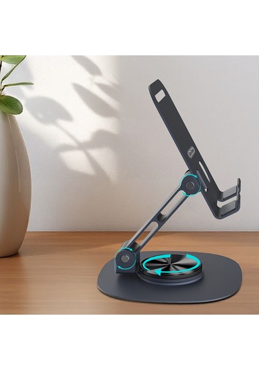 Go Des Gd-hd373 Ayarlanabilir Katlanabilir 360 Derece Dönebilen Telefon Ve Tablet Standı Siyah Siyah