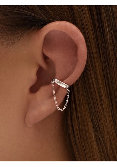 Zoloto Russkih Delgi Yok 925 Ayar Gümüş Zinciri İle Kulak Küpesi 145656060 Diğer