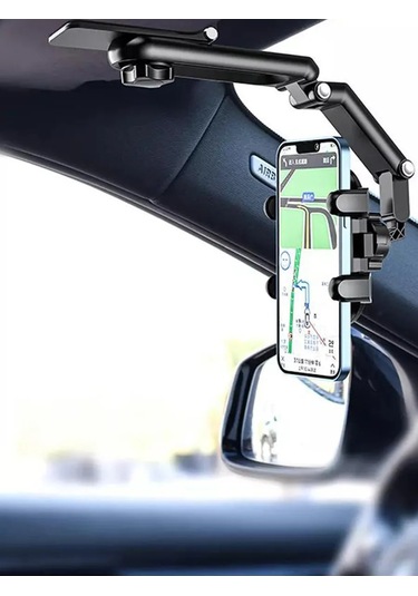 4-electronics Güneşlik İçin Telefon Tutucu Mandalı 444154776 Siyah