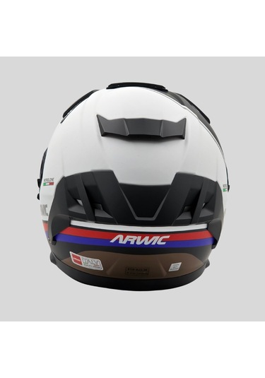 Arwıc AR939 Retroline Ece-R 22.06 Full Face Motosiklet Kaskı Beyaz
