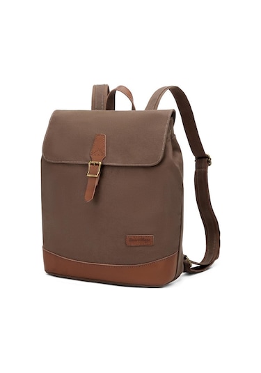 Kanvas Kumaş Kadın Sırt Çantası Smart Bags 1329 A.kahve