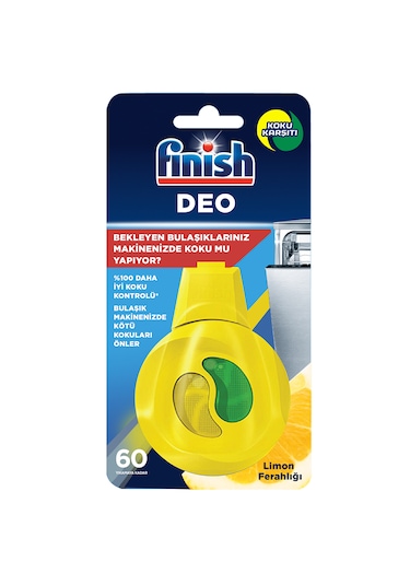 Finish Deo Bulaşık Makinesi Kokusu Limon 60 Yıkama 31 G