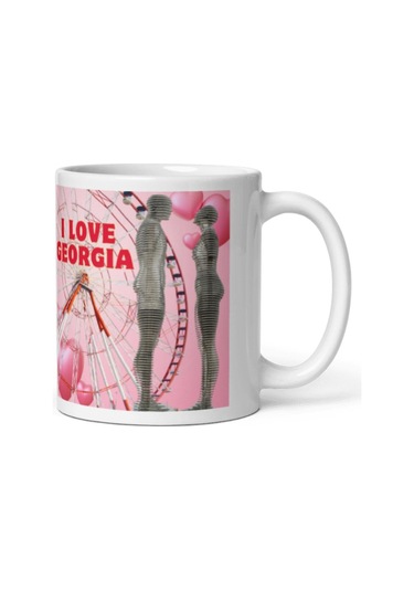 Gürcistan Kupa Bardak 2 Adet Seyahat Hatıra Georgia Mug
