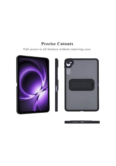 Xiaomi Pad Mini Kılıf Ve Ayaklı Tpu + Pc Skin-touch Tablet Kılıfı - Siyah Tablet Kılıfı