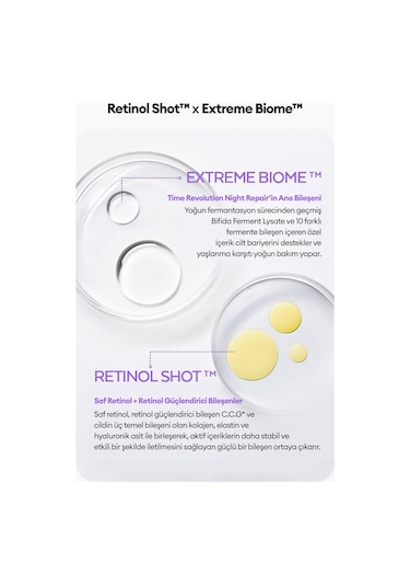 Retinol İçerikli Besleyici Ampul Time Revolution Retinol 500 Shot Ampoule