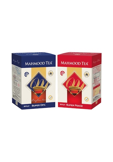 Mahmood Tea Super Opa Seylan Çay 800 G + Super Pekoe Seylan Çay 800 G