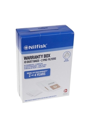 Nilfisk One Serisi Warranty Box Toz Torbası Seti