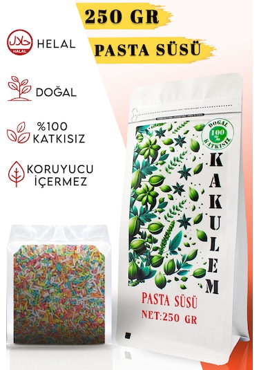 Kakulem Yenilebilir Renkli Pasta Süsü 250 G