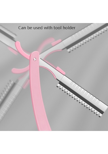 Sones 5 Kutu / Set Kaş Düzeltme Bıçağı Paslanmaz Çelik Kaş Kazıyıcı 10 Adet / Kutu