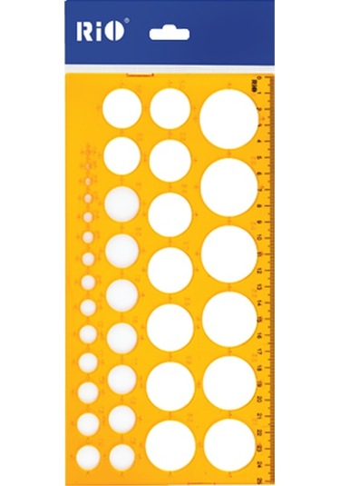 Rio 801 Daire Şablonu 1-36 MM Sarı
